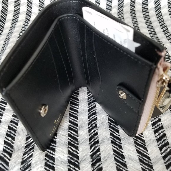 Kate Spade Minnie Mouse L-zip Bifold Wallet Vellum - Picture 5 of 7